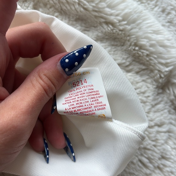 Vintage French Maid White Slip Skirt | Lace Trim | Y2K Lingerie | Coquette - Picture 5 of 5